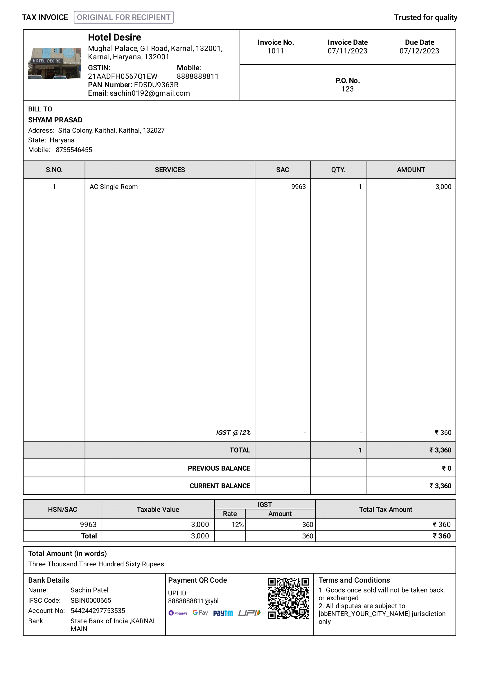Advanced GST (Tally)