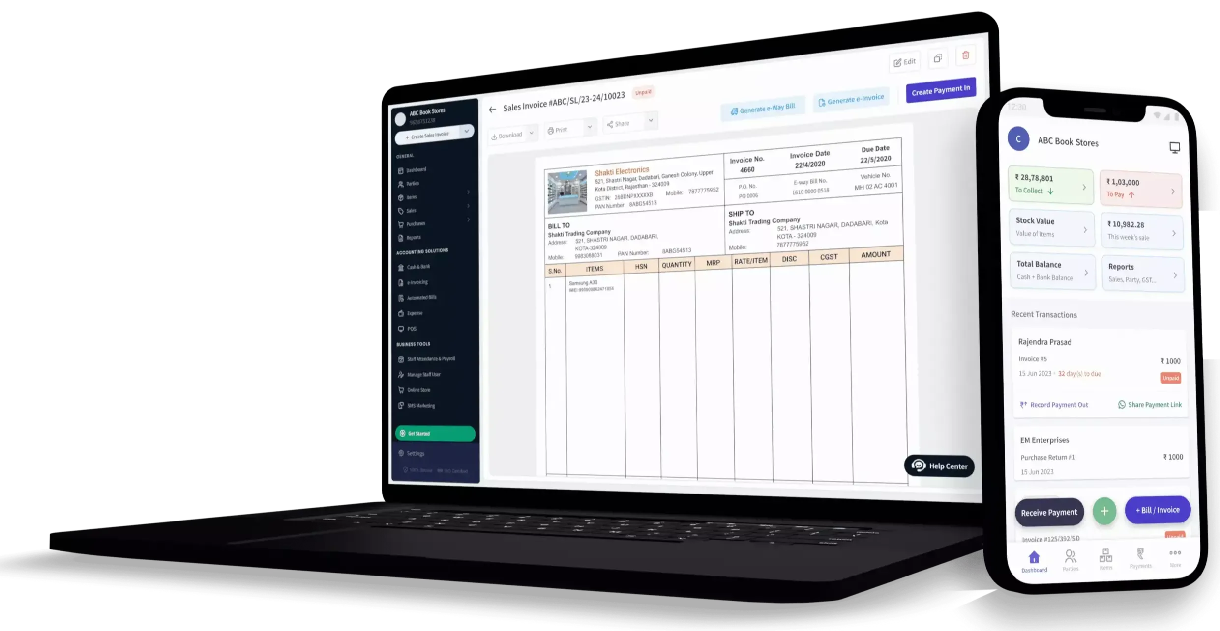 billing software for pc and mac